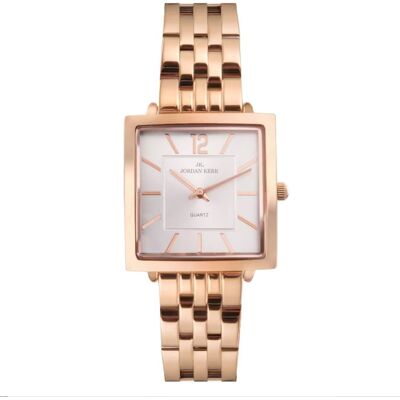 Zegarek Damski Jordan Kerr P9010 Iprg Silver Dial Zegarek Damski Jordan Kerr P9010 Iprg Silver Dial