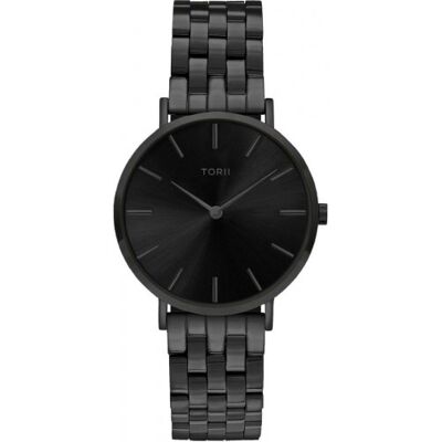 Zegarek damski męski TORII B38BB.BB czarny fashion klasyczny Zegarek damski męski TORII B38BB.BB czarny fashion klasyczny