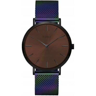 Zegarek damski męski TORII B38MM.DB kolorowy fashion klasyczny Zegarek damski męski TORII B38MM.DB kolorowy fashion klasyczny