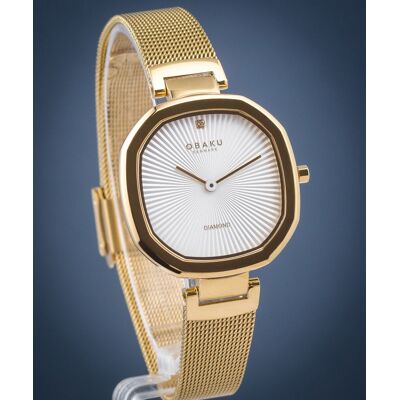 Zegarek Damski Obaku Brilliant Gold Diamond Zegarek Damski Obaku Brilliant Gold Diamond