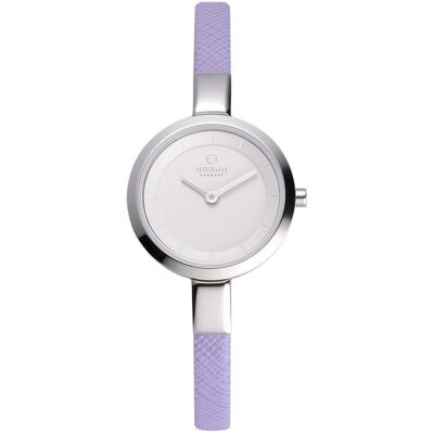 Zegarek Damski Obaku Denmark V129LCIRQ fioletowy Zegarek Damski Obaku Denmark V129LCIRQ fioletowy