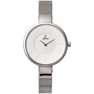 Zegarek Damski Obaku Denmark V149lcimc1 Srebrny Zegarek Damski Obaku Denmark V149lcimc1 Srebrny