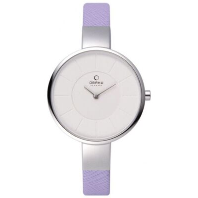 Zegarek Damski Obaku Denmark V149LCIRQ fioletowy Zegarek Damski Obaku Denmark V149LCIRQ fioletowy