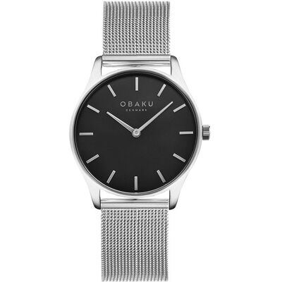 Zegarek Damski Obaku Denmark V260lxcbmc Srebrny Zegarek Damski Obaku Denmark V260lxcbmc Srebrny
