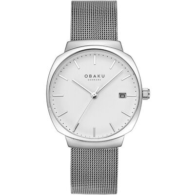 Zegarek Damski Obaku Denmark V273ldcwmc Srebrny Zegarek Damski Obaku Denmark V273ldcwmc Srebrny