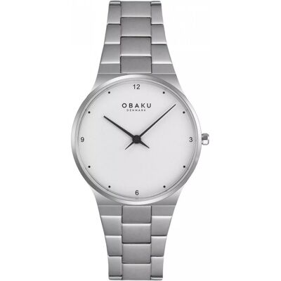 Zegarek Damski Obaku Denmark V305lxcwsc Srebrny Zegarek Damski Obaku Denmark V305lxcwsc Srebrny