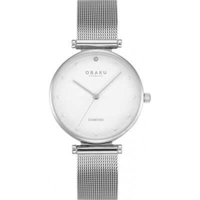 Zegarek Damski Obaku Denmark V310lxcwmc Srebrny Zegarek Damski Obaku Denmark V310lxcwmc Srebrny