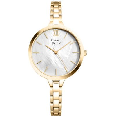 Zegarek Damski Pierre Ricaud P22055.116fq Złoty Zegarek Damski Pierre Ricaud P22055.116fq Złoty