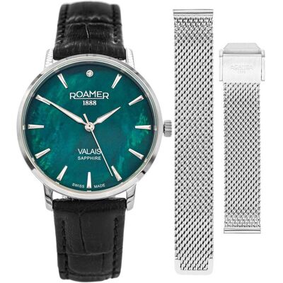 Zegarek Damski Roamer Valais Ladies Diamond Set 989847 41 70 05 Zegarek Damski Roamer Valais Ladies Diamond Set 989847 41 70 05