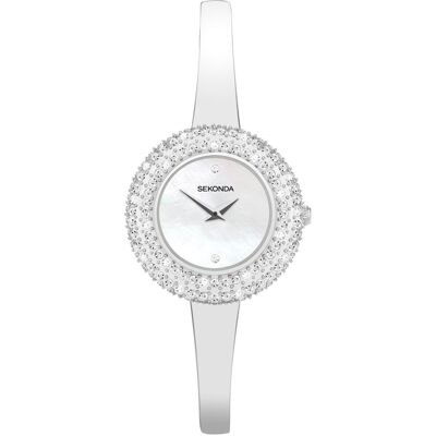 Zegarek Damski Sekonda 40586 Cyrkonie Srebrny Zegarek Damski Sekonda 40586 Cyrkonie Srebrny