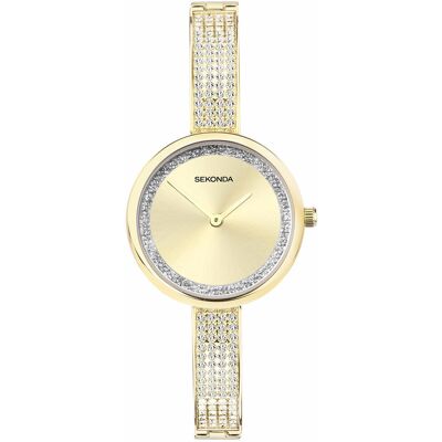 Zegarek Damski Sekonda 40598 Złoty Zegarek Damski Sekonda 40598 Złoty