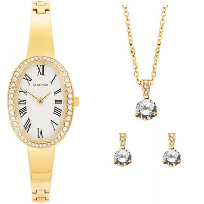 Zegarek Damski Sekonda 49078 Złoty Zegarek Damski Sekonda 49078 Złoty