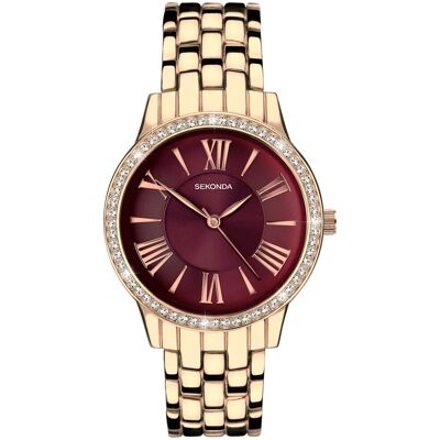 Zegarek Damski Sekonda Sek.40290 Różowe Złoto Zegarek Damski Sekonda Sek.40290 Różowe Złoto