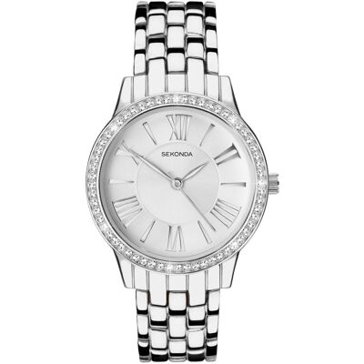 Zegarek Damski Sekonda Sek.40348 Srebrny Zegarek Damski Sekonda Sek.40348 Srebrny