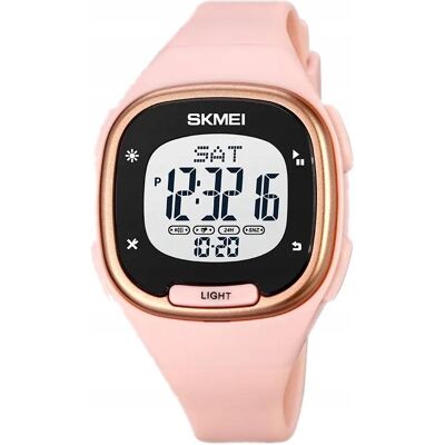 Zegarek damski SKMEI elektroniczny alarm 12/24 h Zegarek damski SKMEI elektroniczny alarm 12/24 h