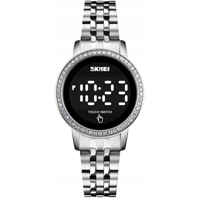 Zegarek damski SKMEI elektroniczny data czarny LED Zegarek damski SKMEI elektroniczny data czarny LED