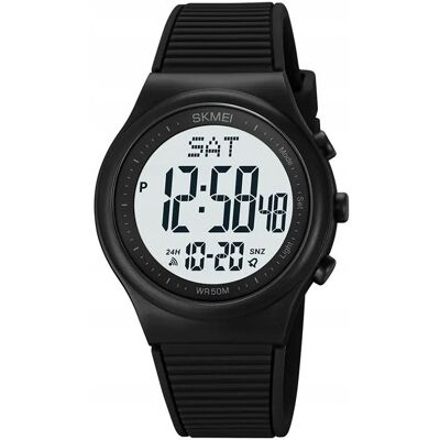 Zegarek damski / SKMEI / elektroniczny / stoper / 12/24 h / timer / data Zegarek damski / SKMEI / elektroniczny / stoper / 12/24 h / timer / data