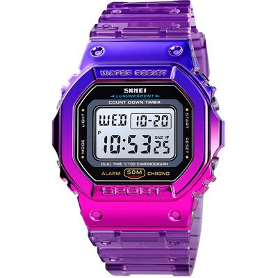 Zegarek damski / SKMEI / elektroniczny / stoper / timer / 12/24h Zegarek damski / SKMEI / elektroniczny / stoper / timer / 12/24h