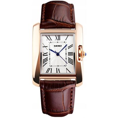 Zegarek damski / SKMEI / pasek skóra / klasyczny / elegancki Zegarek damski / SKMEI / pasek skóra / klasyczny / elegancki