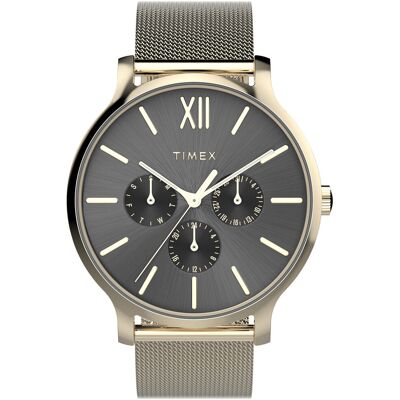 Zegarek Damski Timex TW2W20000 złoty Zegarek Damski Timex TW2W20000 złoty