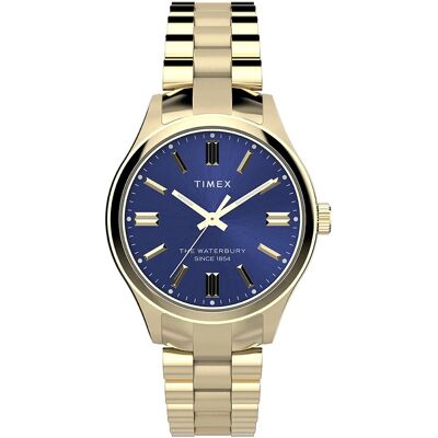 Zegarek Damski Timex TW2W40300 złoty Zegarek Damski Timex TW2W40300 złoty
