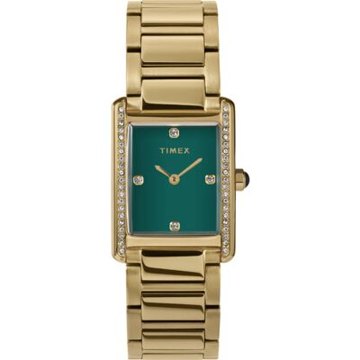 Zegarek Damski Timex TW2W87500 CYRKONIE złoty Zegarek Damski Timex TW2W87500 CYRKONIE złoty
