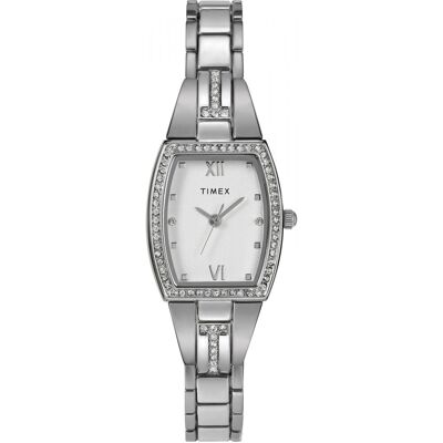 Zegarek Damski Timex TW2W95600 CYRKONIE srebrny Zegarek Damski Timex TW2W95600 CYRKONIE srebrny
