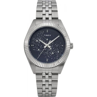 Zegarek Damski Timex TW2Y20100 CYRKONIE srebrny Zegarek Damski Timex TW2Y20100 CYRKONIE srebrny