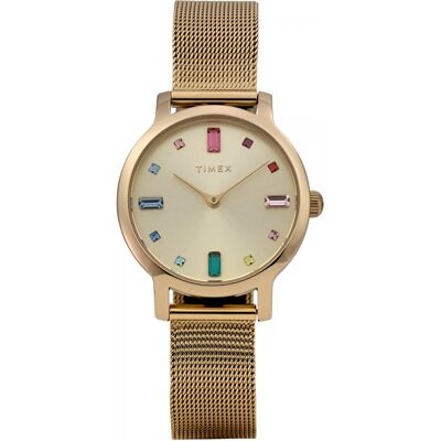 Zegarek Damski Timex TW2Y26400 złoty Zegarek Damski Timex TW2Y26400 złoty