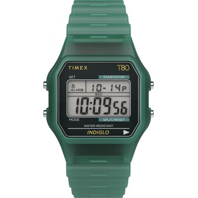 Zegarek Damski Timex TW2Y34100 zielony Zegarek Damski Timex TW2Y34100 zielony