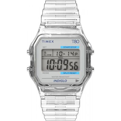 Zegarek Damski Timex TW2Y36400 bezbarwny Zegarek Damski Timex TW2Y36400 bezbarwny