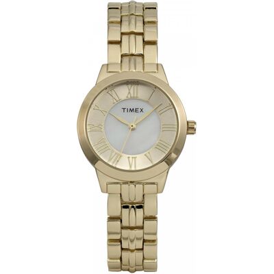 Zegarek Damski Timex TW2Y38600 złoty Zegarek Damski Timex TW2Y38600 złoty