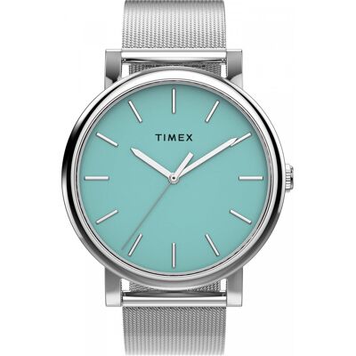 Zegarek Damski Timex TW2Y69000 srebrny Zegarek Damski Timex TW2Y69000 srebrny