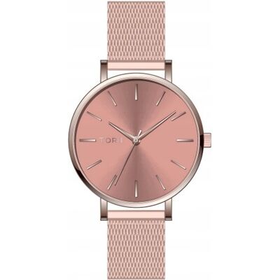 Zegarek damski TORII R33RS.CR różowy fashion klasyczny Zegarek damski TORII R33RS.CR różowy fashion klasyczny