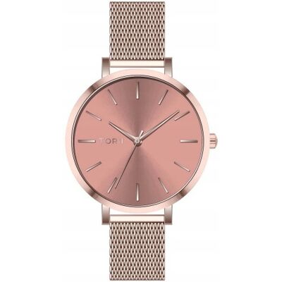 Zegarek damski TORII R37RS.CR różowy fashion klasyczny Zegarek damski TORII R37RS.CR różowy fashion klasyczny