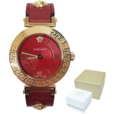 Versace Jeans Couture Zegarek damski Versace Tribute czerwono złoty - VEVG00620 Versace Jeans Couture Zegarek damski Versace Tribute czerwono złoty - VEVG00620