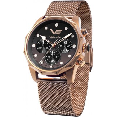 Zegarek Damski Vostok Europe JS20-125B751BM różowe złoto Zegarek Damski Vostok Europe JS20-125B751BM różowe złoto