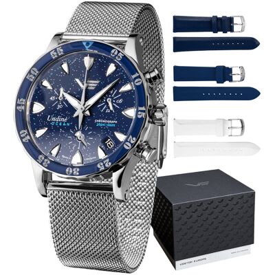 Zegarek Damski Vostok Europe VK68-515A756B srebrny Zegarek Damski Vostok Europe VK68-515A756B srebrny