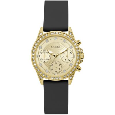 Zegarek damski złoty z cyrkoniami na pasku GUESS COSMO GW0222L1 Zegarek damski złoty z cyrkoniami na pasku GUESS COSMO GW0222L1