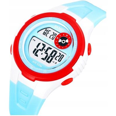 SKMEI Zegarek dziecięcy / elektroniczny / sportowy / stoper alarm data 12/24 SKMEI Zegarek dziecięcy / elektroniczny / sportowy / stoper alarm data 12/24