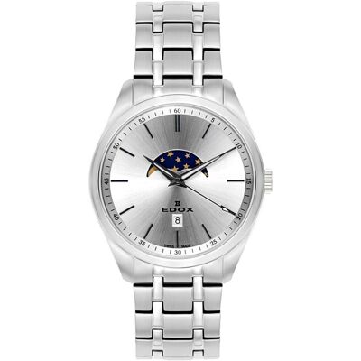 ZEGAREK EDOX Les Vauberts Moonphase 79018-3M-AIN SWISS MADE ZEGAREK EDOX Les Vauberts Moonphase 79018-3M-AIN SWISS MADE