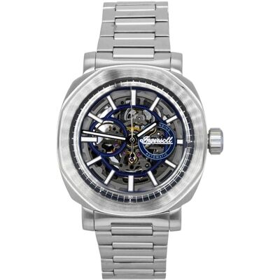 Zegarek Ingersoll The Outrider Stainless Steel Grey Skeleton Dial Automatic I16403 Men'S Watch Zegarek Ingersoll The Outrider Stainless Steel Grey Skeleton Dial Automatic I16403 Men'S Watch