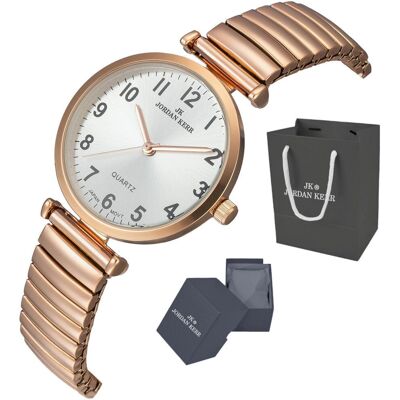 Zegarek Jordan Kerr I2046 Iprg Damski 32 Mm Rozciągana Bransoleta Zegarek Jordan Kerr I2046 Iprg Damski 32 Mm Rozciągana Bransoleta