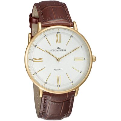 Zegarek Jordan Kerr P9008 Ipg Pb Męski Elegancki 42 Mm Zegarek Jordan Kerr P9008 Ipg Pb Męski Elegancki 42 Mm