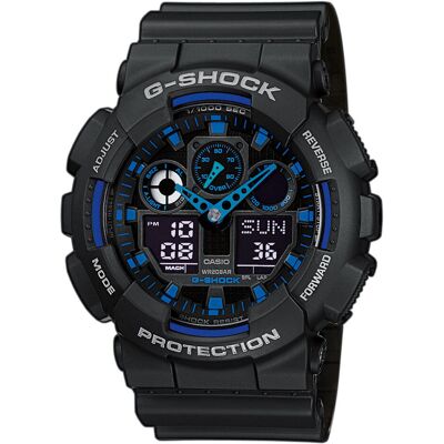 Zegarek kwarcowy Casio, GA-100-1A2ER, G-SHOCK Zegarek kwarcowy Casio, GA-100-1A2ER, G-SHOCK