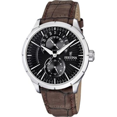 Zegarek kwarcowy FESTINA F16573/4, męski, Retro Multifunction, WR50 Zegarek kwarcowy FESTINA F16573/4, męski, Retro Multifunction, WR50