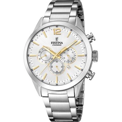 Zegarek kwarcowy FESTINA F20343/1, męski, Timeless Chronograph, WR50 Zegarek kwarcowy FESTINA F20343/1, męski, Timeless Chronograph, WR50