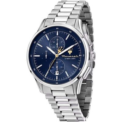 Zegarek Maserati Sorpasso Chronograph Stainless Steel Blue Sunray Dial Quartz R8873624004 100m Men'S Watch Zegarek Maserati Sorpasso Chronograph Stainless Steel Blue Sunray Dial Quartz R8873624004 100m Men'S Watch