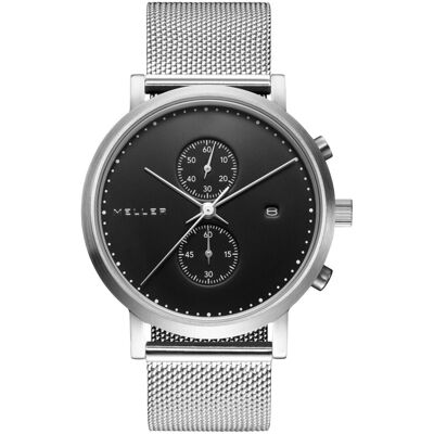 Zegarek Meller Makonnen Black Silver Chronograph Zegarek Meller Makonnen Black Silver Chronograph