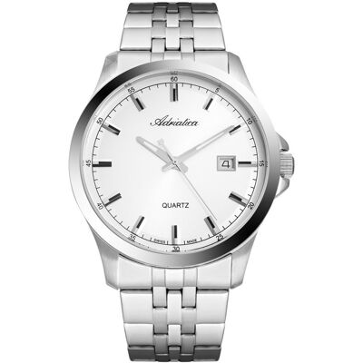 Zegarek Męski Adriatica A8304.5113QA srebrny Zegarek Męski Adriatica A8304.5113QA srebrny